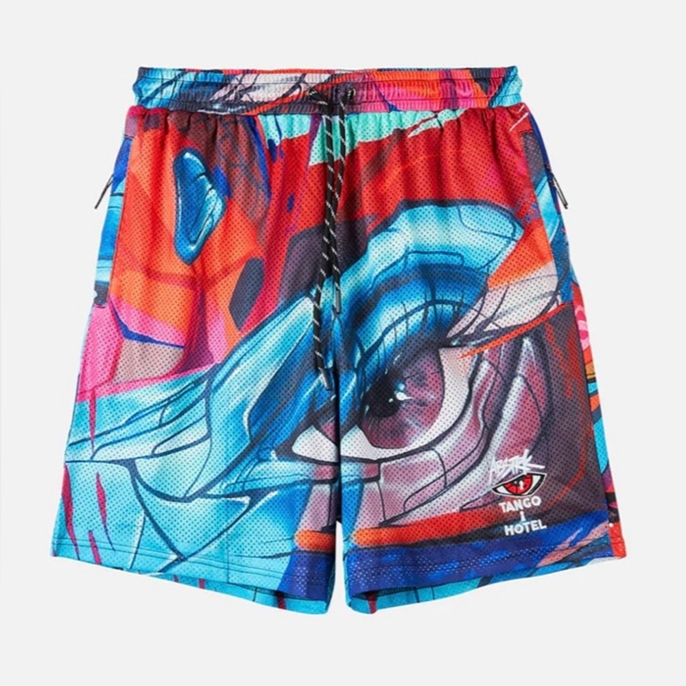Tango Hotel ABSTRK Mesh Shorts